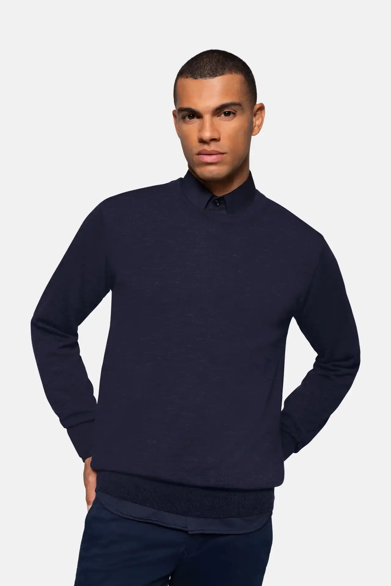 HAKRO Pullover 156 Merino-Wolle
