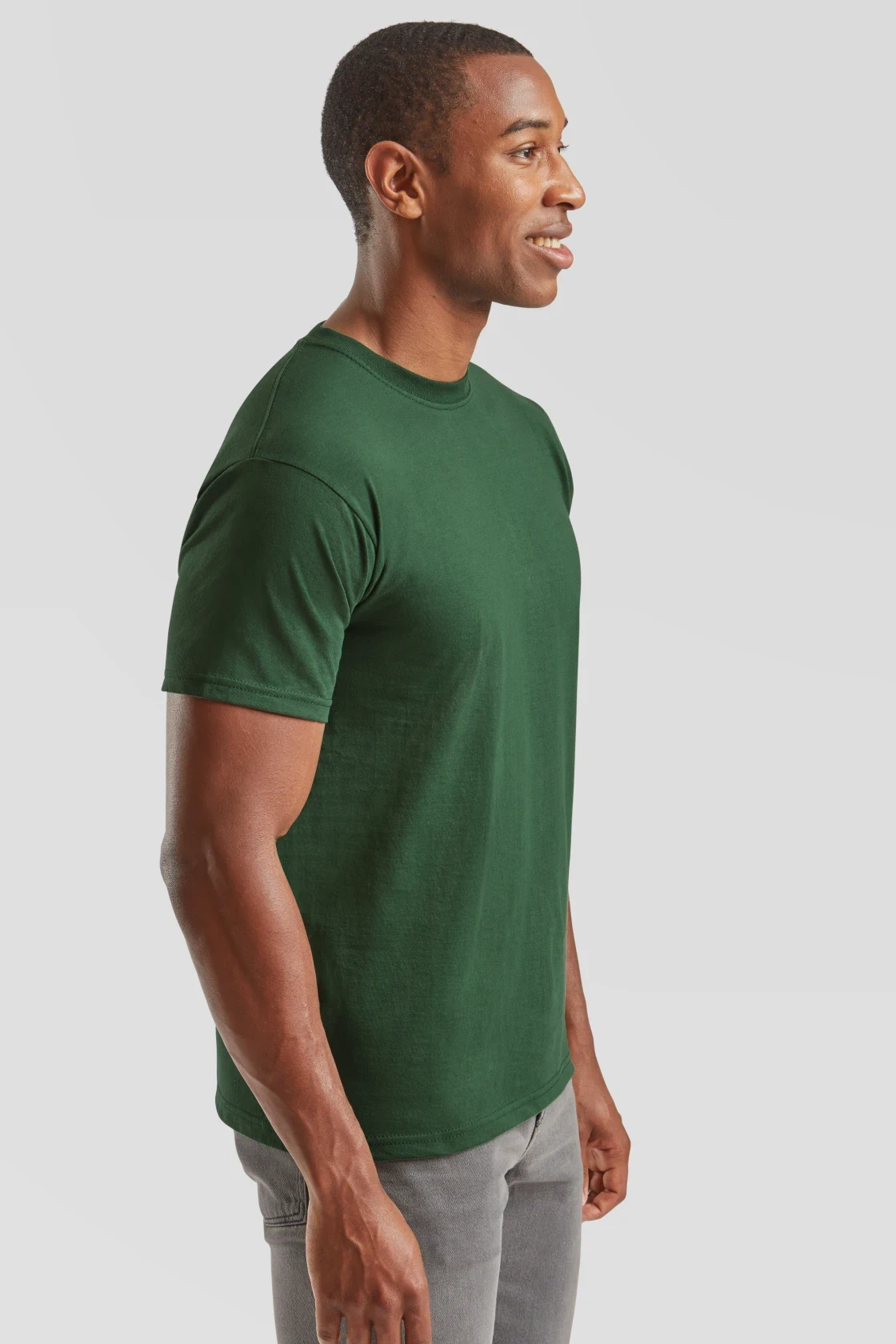 fruit-of-the-loom-61-044-0-super-premium-t-shirt-bottlegreen-model-1 F.O.L. Super Premium T
