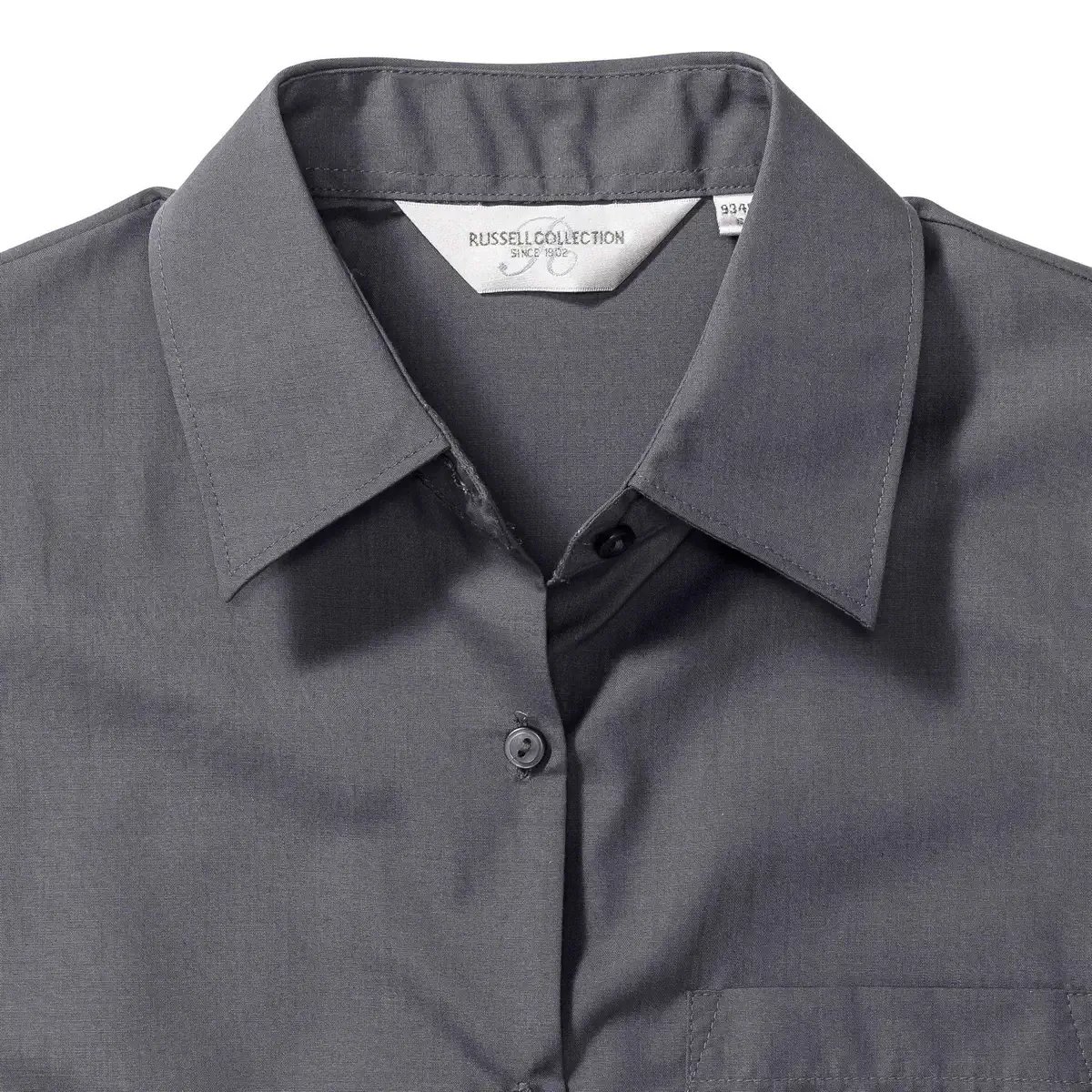 Russell Ladies Long Sleeve Polycotton Easy Care Poplin Shirt