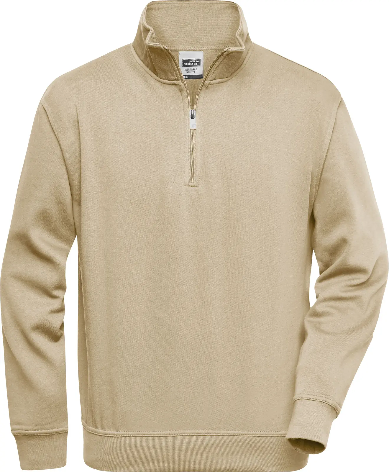 James & Nicholson Workwear Half Zip Sweat