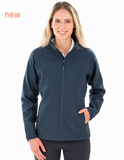 Result Womens Recycled 2-Layer Printable Softshell Jacket Result Womens Recycled 2-Layer Printable Softshell Jacket