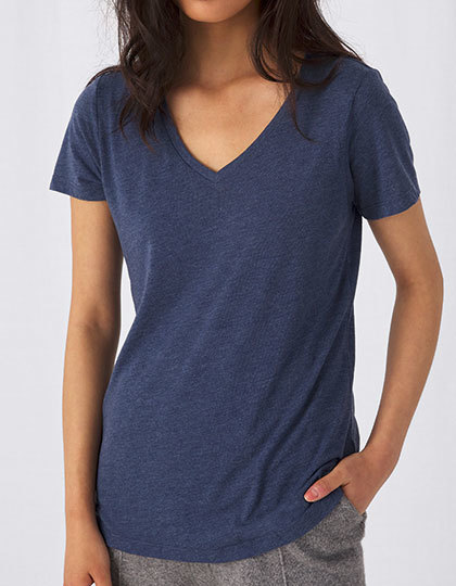 B&C V-Neck Triblend T-Shirt Women B&C V-Neck Triblend T-Shirt Women