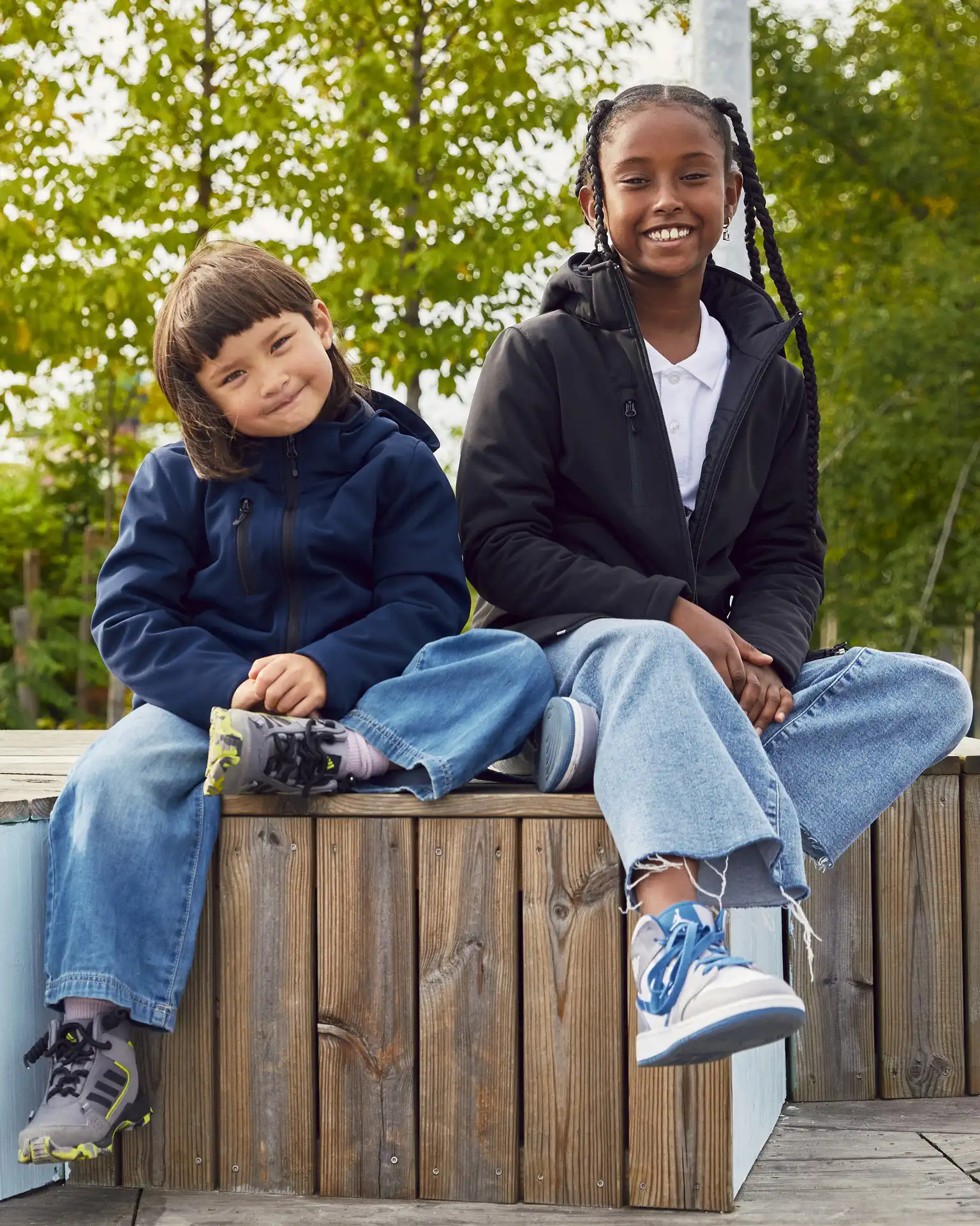 CLIQUE Kinder Kapuzen Softshelljacke