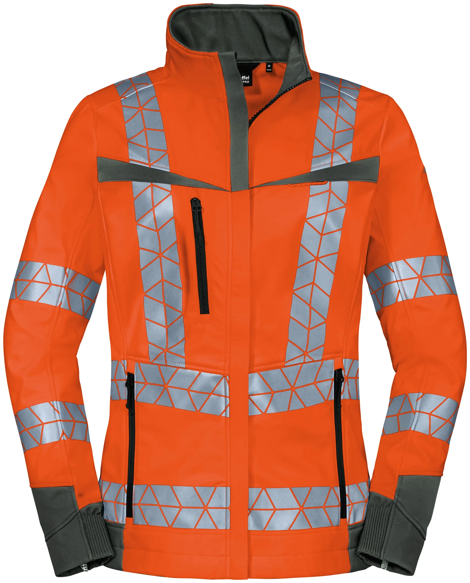 Schöffel PRO 7705 Damen LEUCHTKEGEL Warnschutz Softshelljacke