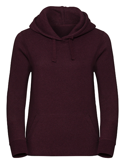 Russell Ladies` Authentic Melange Hooded Sweat Russell Ladies` Authentic Melange Hooded Sweat