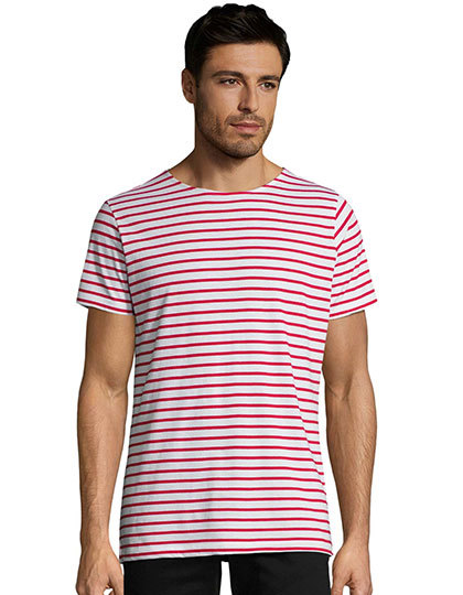 SOL'S Men`s Round Neck Striped T-Shirt Miles