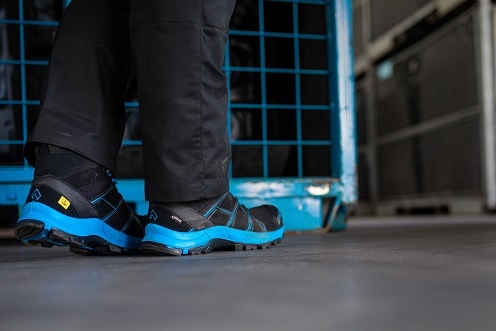 HAIX Black Eagle Safety 40.1 mid S3 black-blue HAIX Black Eagle Safety 40.1 mid S3 black-blue