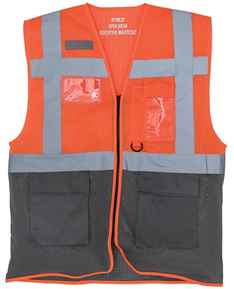 YOKO Hi Vis Top Cool Open Mesh Executive Waistcoat