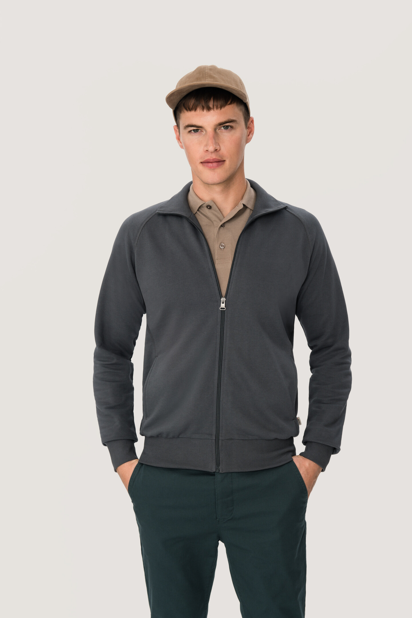 HAKRO Sweatjacke 606 College HAKRO Sweatjacke 606 College