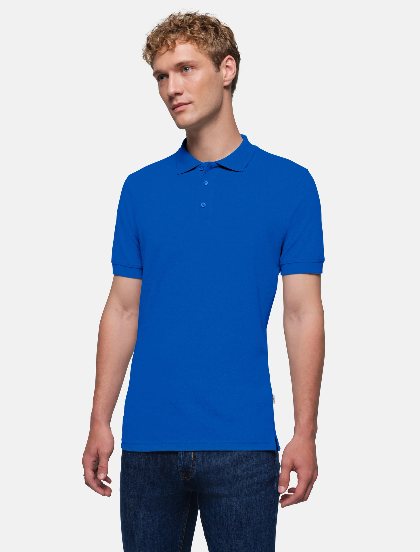 hakro-810-poloshirt-classic-royalblau-model-0 HAKRO Poloshirt 810 Classic