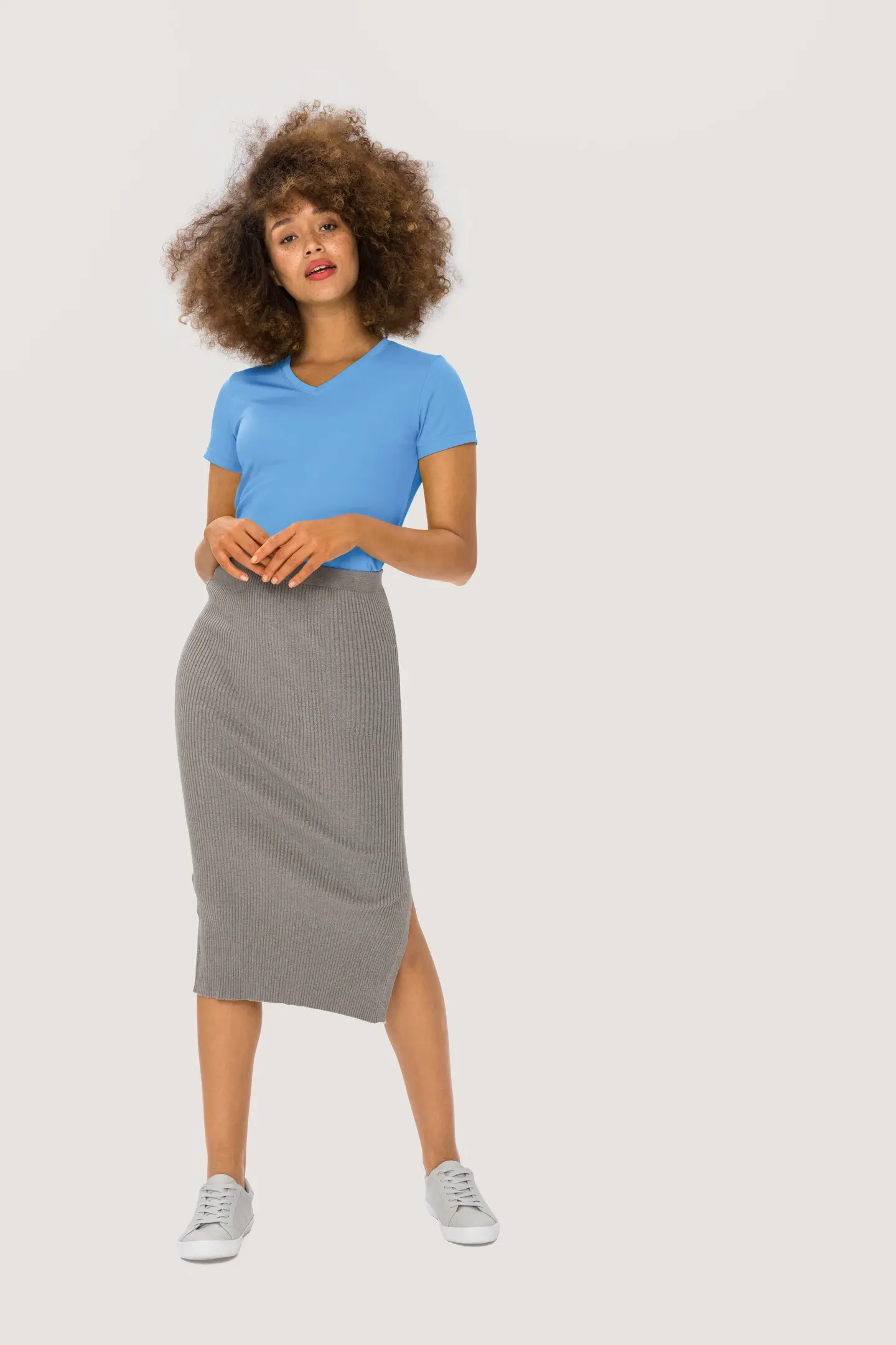 HAKRO Women-V-Shirt 187 Coolmax