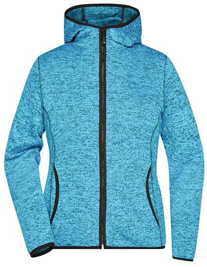 James & Nicholson Ladies Knitted Fleece Hoody