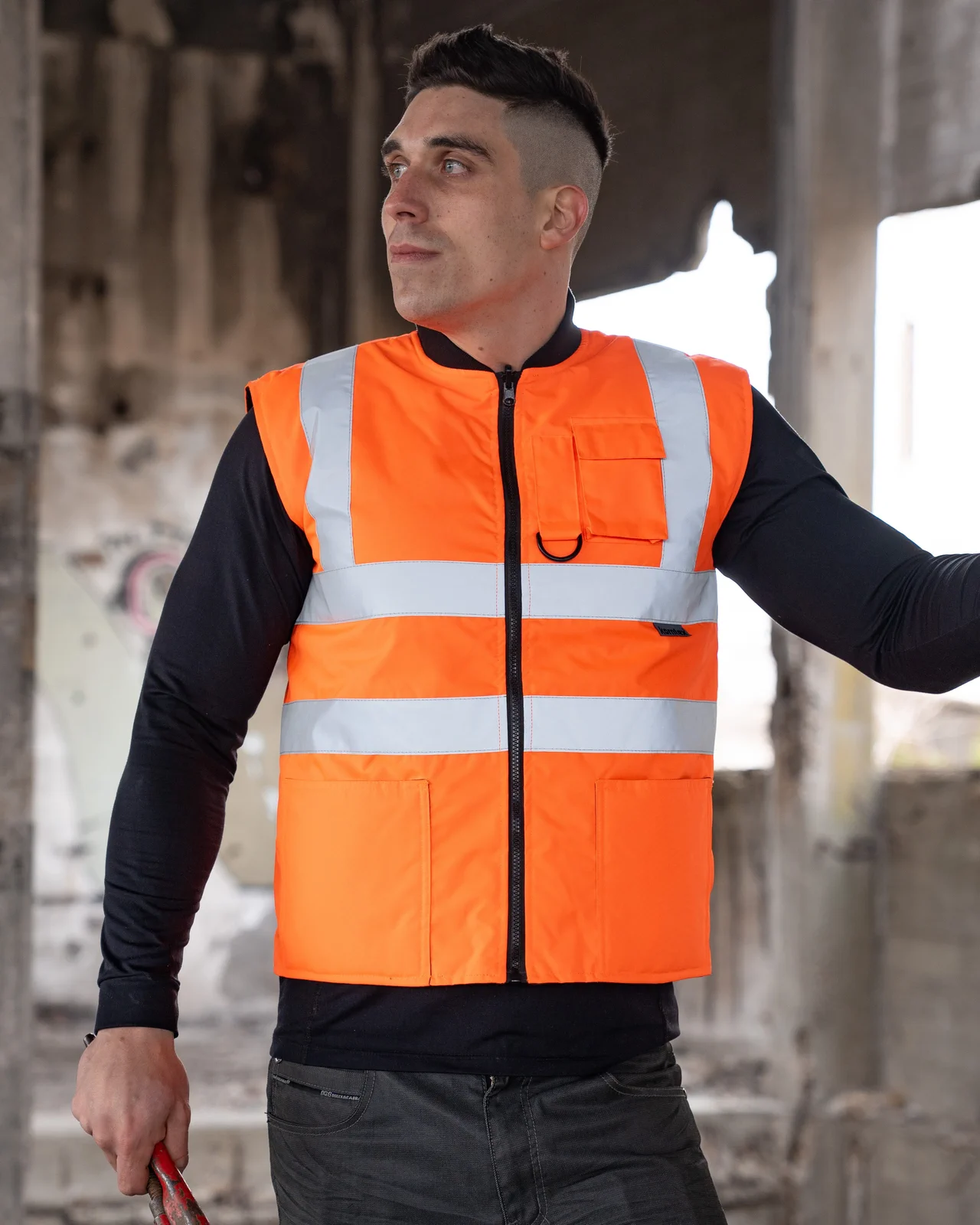 Korntex Hi-Vis Reversible Safety Bodywarmer Ural 2-in-1