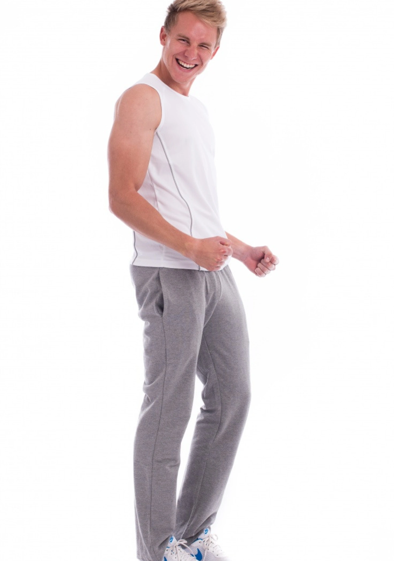 malfini-607-comfort-hose-herren-kinder-dunkelgrau-meliert-model-0 MALFINI Hose Comfort 607