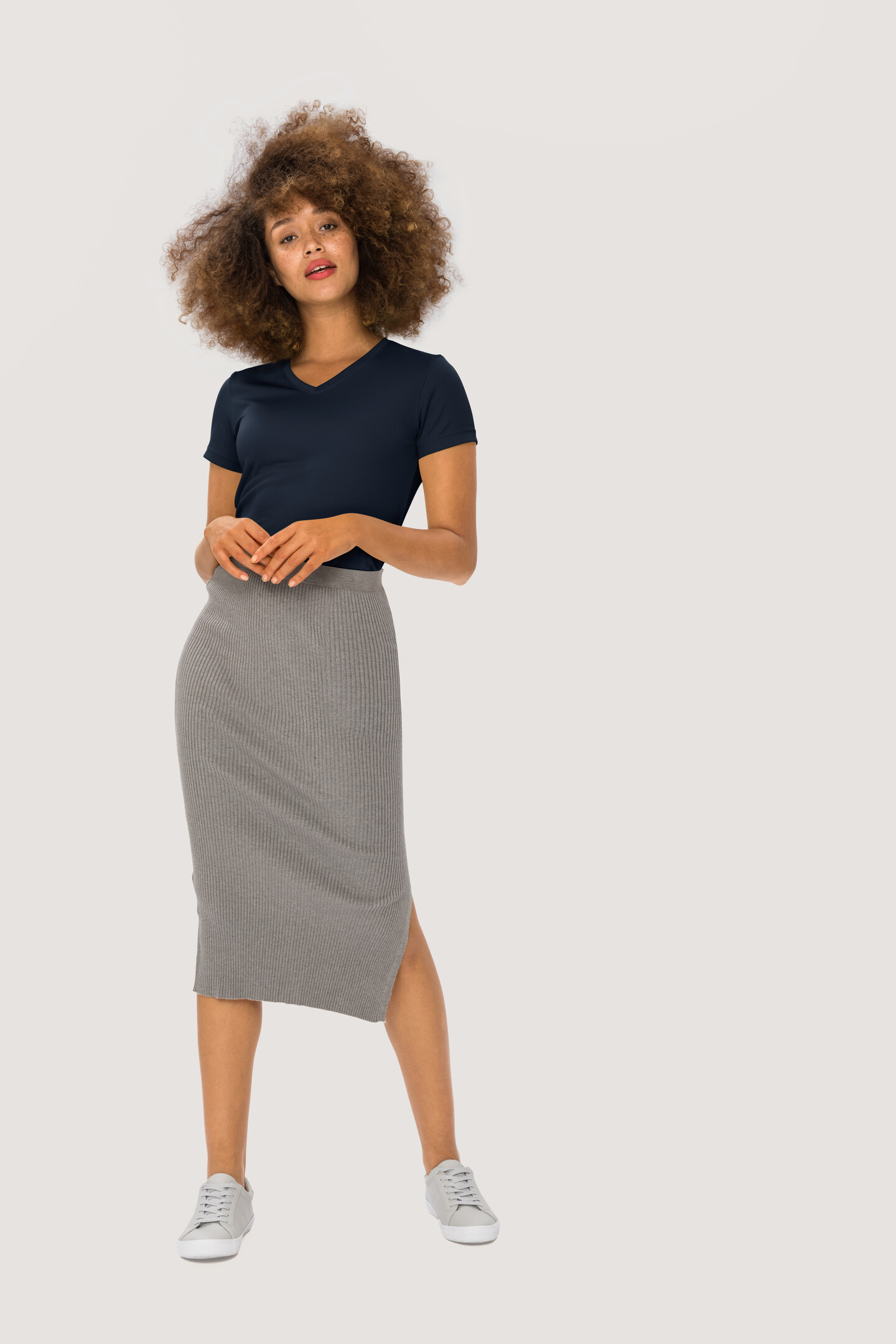 HAKRO Women-V-Shirt 187 Coolmax