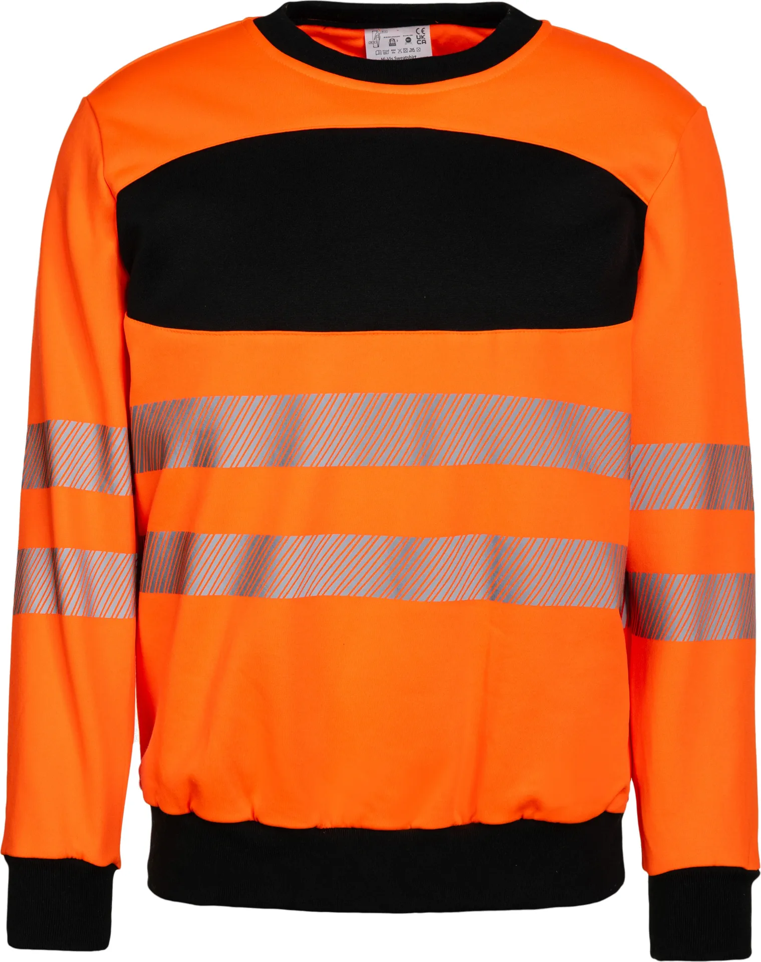 korntex-eossw-eos-hi-vis-workwear-sweatshirt-with-printing-area-signalorange-black-front-0 Korntex EOS Hi-Vis Workwear Sweatshirt With Printing Area