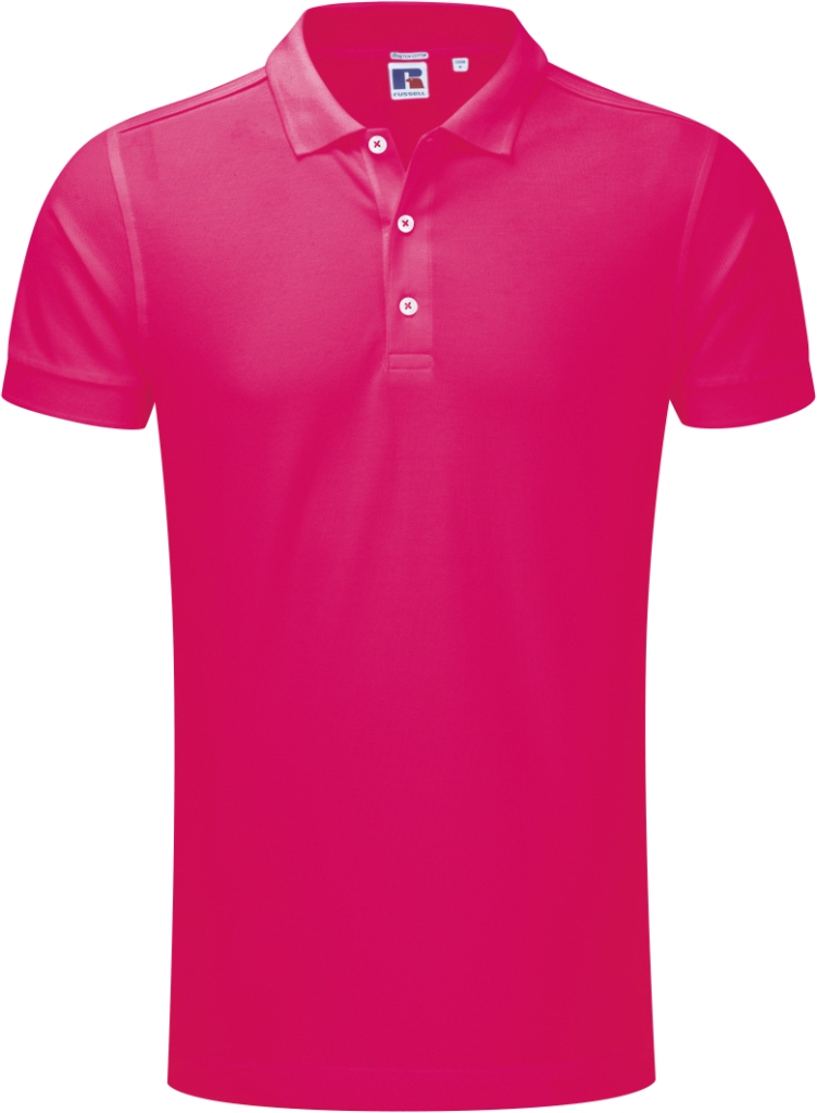 Russell Men's Fitted Stretch Polo Russell Men's Fitted Stretch Polo