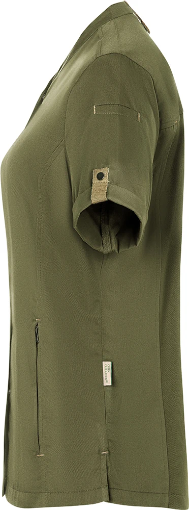 KARLOWSKY Damenkochjacke Green-Generation Kurzarm