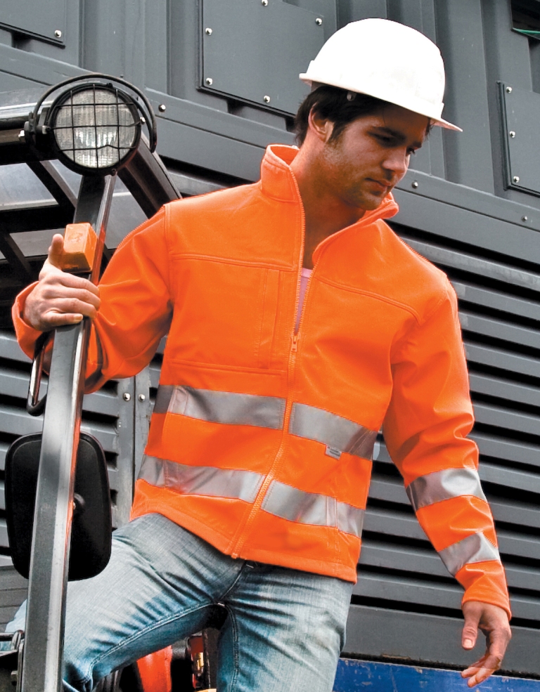 Result High-Viz Soft Shell Jacket Result High-Viz Soft Shell Jacket