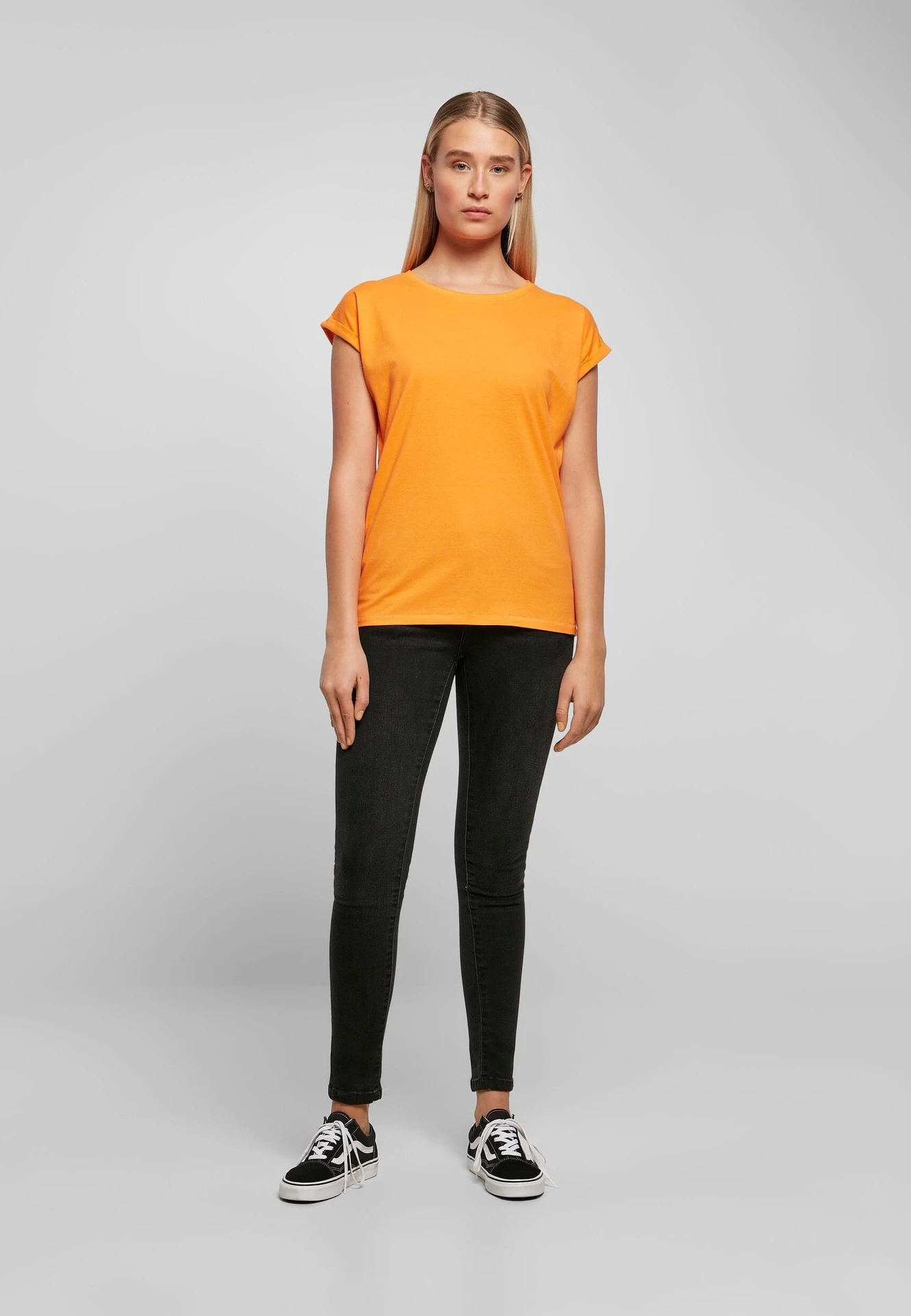 Build Your Brand Ladies Extended Shoulder Tee