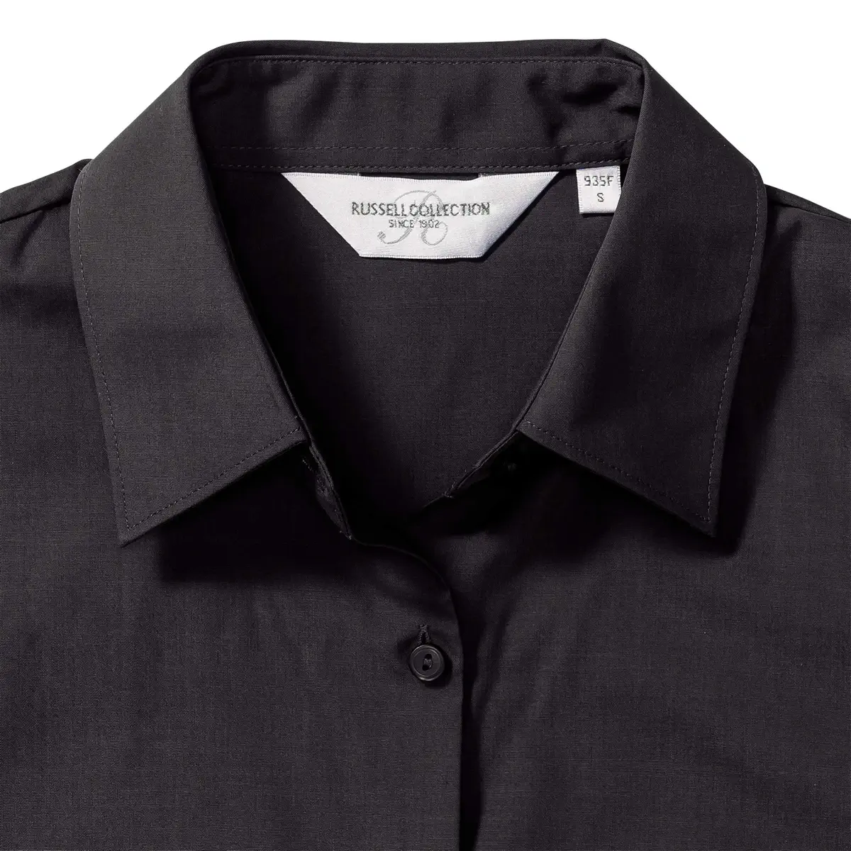 Russell Ladies Short Sleeve Polycotton Easy Care Poplin Shirt