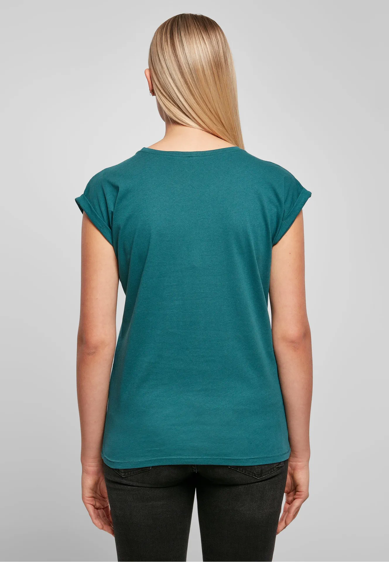 Build Your Brand Ladies Extended Shoulder Tee