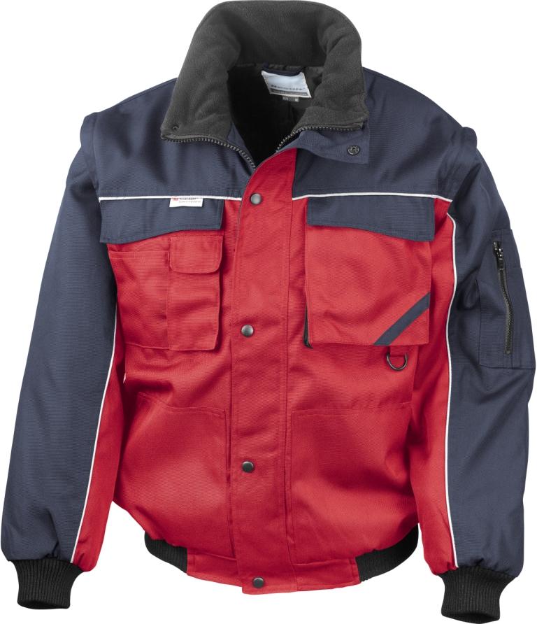 Result Zip Sleeve Heavy Duty Jacket Result Zip Sleeve Heavy Duty Jacket