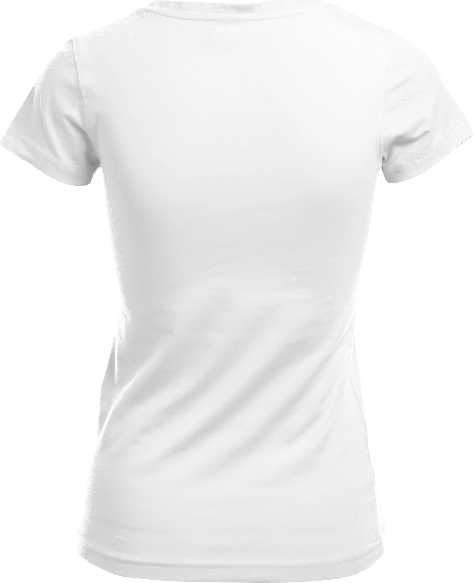 promodoro-3086-womens-slim-fit-v-neck-t-shirt-white-back-6 Promodoro Women's Slim Fit V-Neck-T