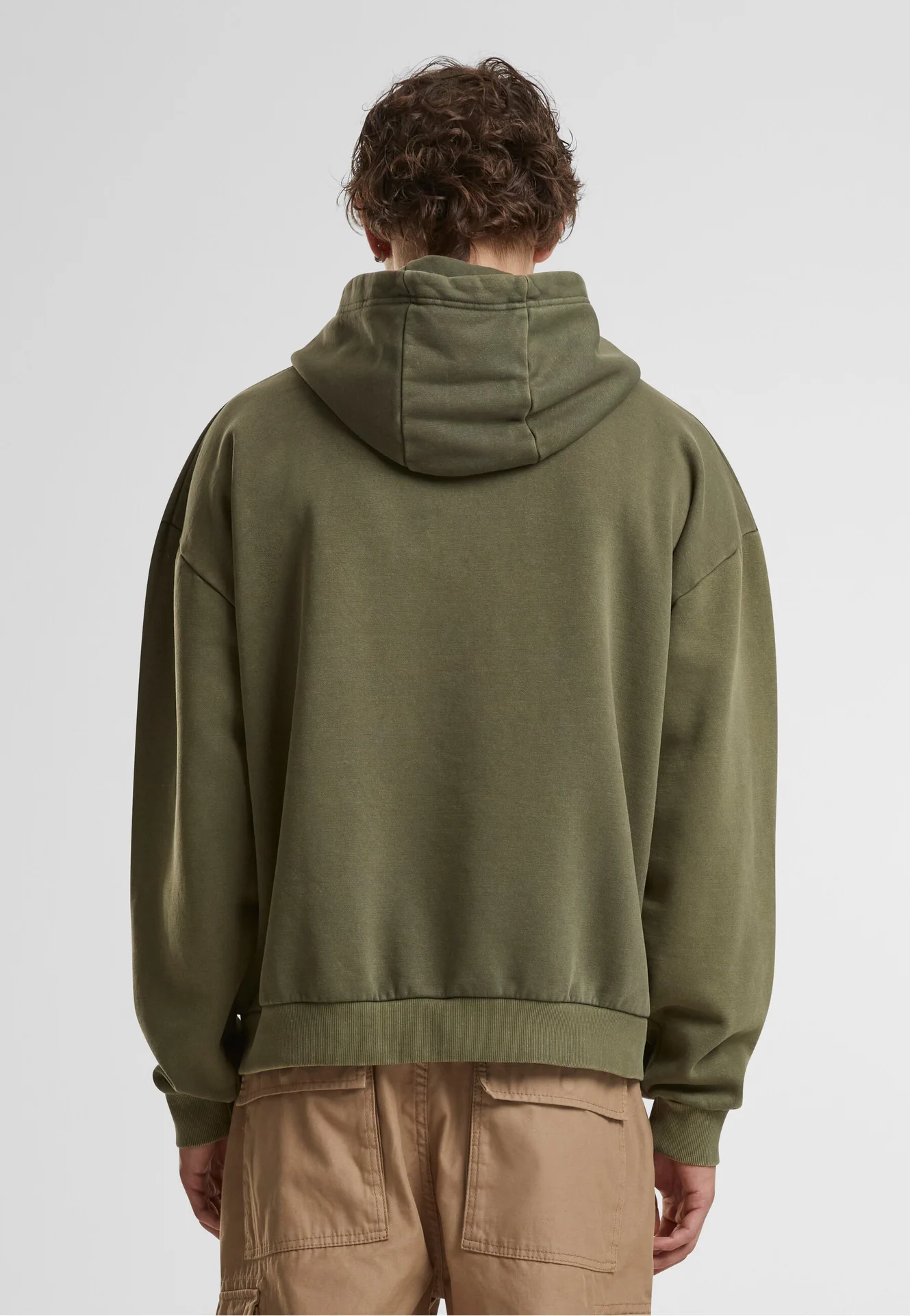 Build Your Brand Vintage Heavy Zip Hoodie