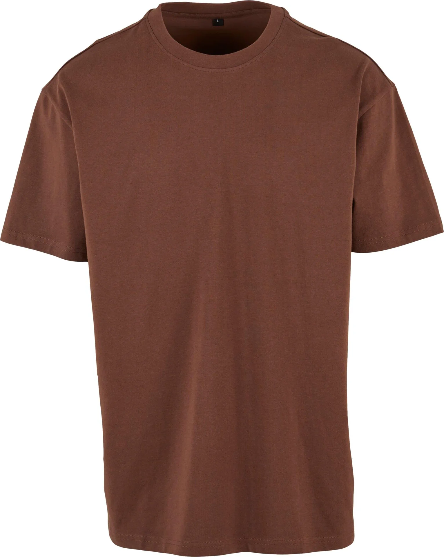BYB-BY102-heavy-oversize-t-shirt-chocolate-front-4 Build Your Brand Heavy Oversize Tee