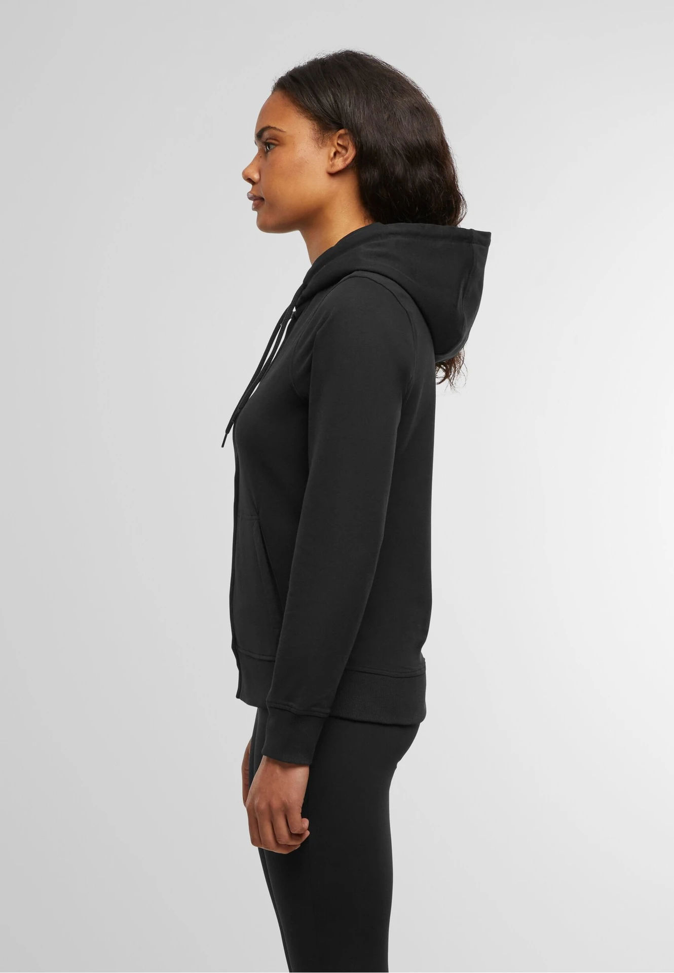 Build Your Brand Ladies Terry Zip Hoody