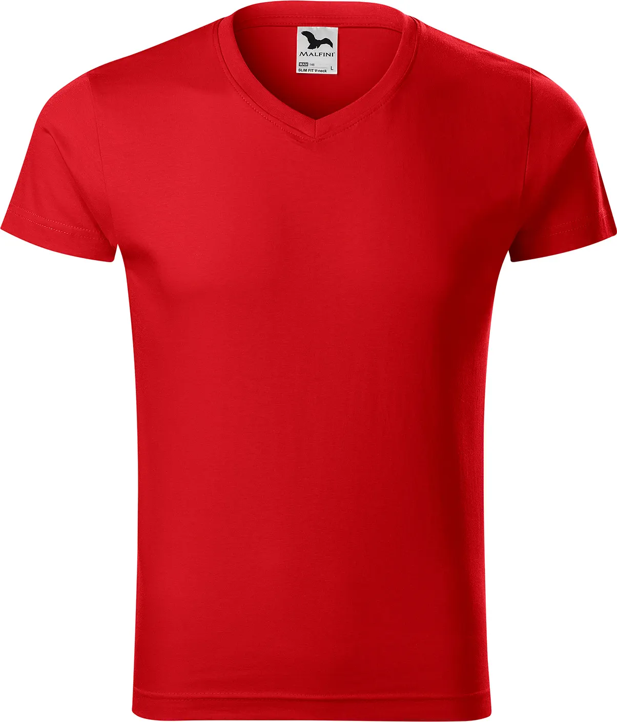 MALFINI T-Shirt Slim Fit V-Neck 146