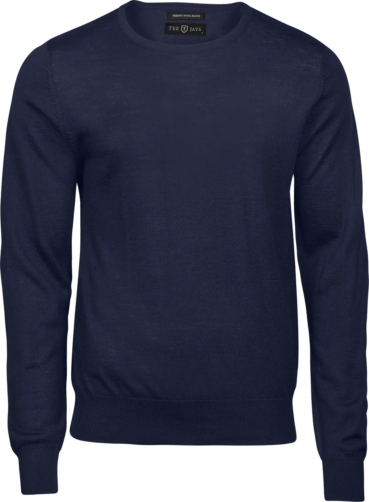tee-jays-6000-mens-crew-neck-sweater-navy-front-1 Tee Jays Men`s Crew Neck Sweater