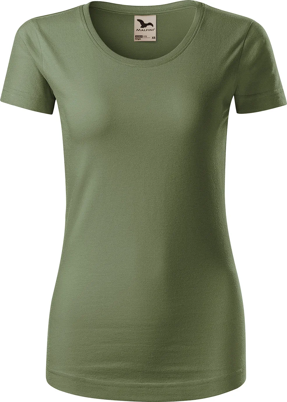malfini-172-origin-(gots)-t-shirt-damen-khaki-front-2 MALFINI T-Shirt Damen Origin (GOTS) 172
