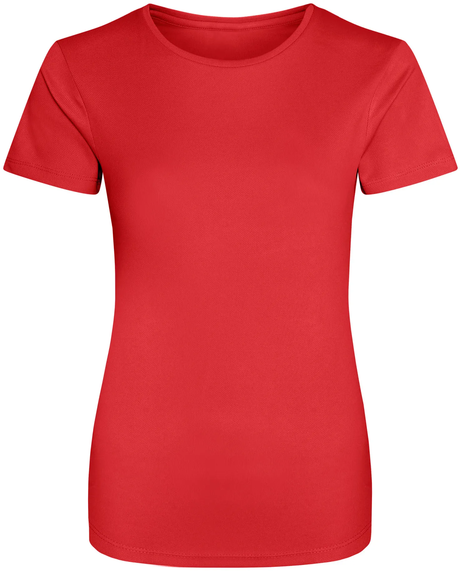 justcool-jc005-womens-cool-t-shirt-firered-front-1 Just Cool Women's Cool T