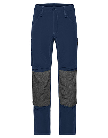 James & Nicholson Workwear Pants 4-Way Stretch Slim Line