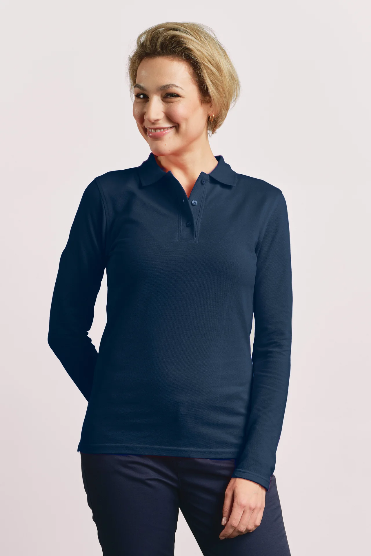 Promodoro Women's Heavy Polo Longsleeve