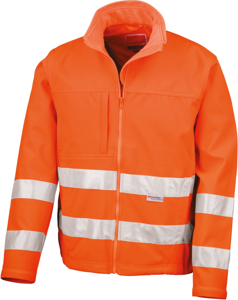 Result High-Viz Soft Shell Jacket Result High-Viz Soft Shell Jacket