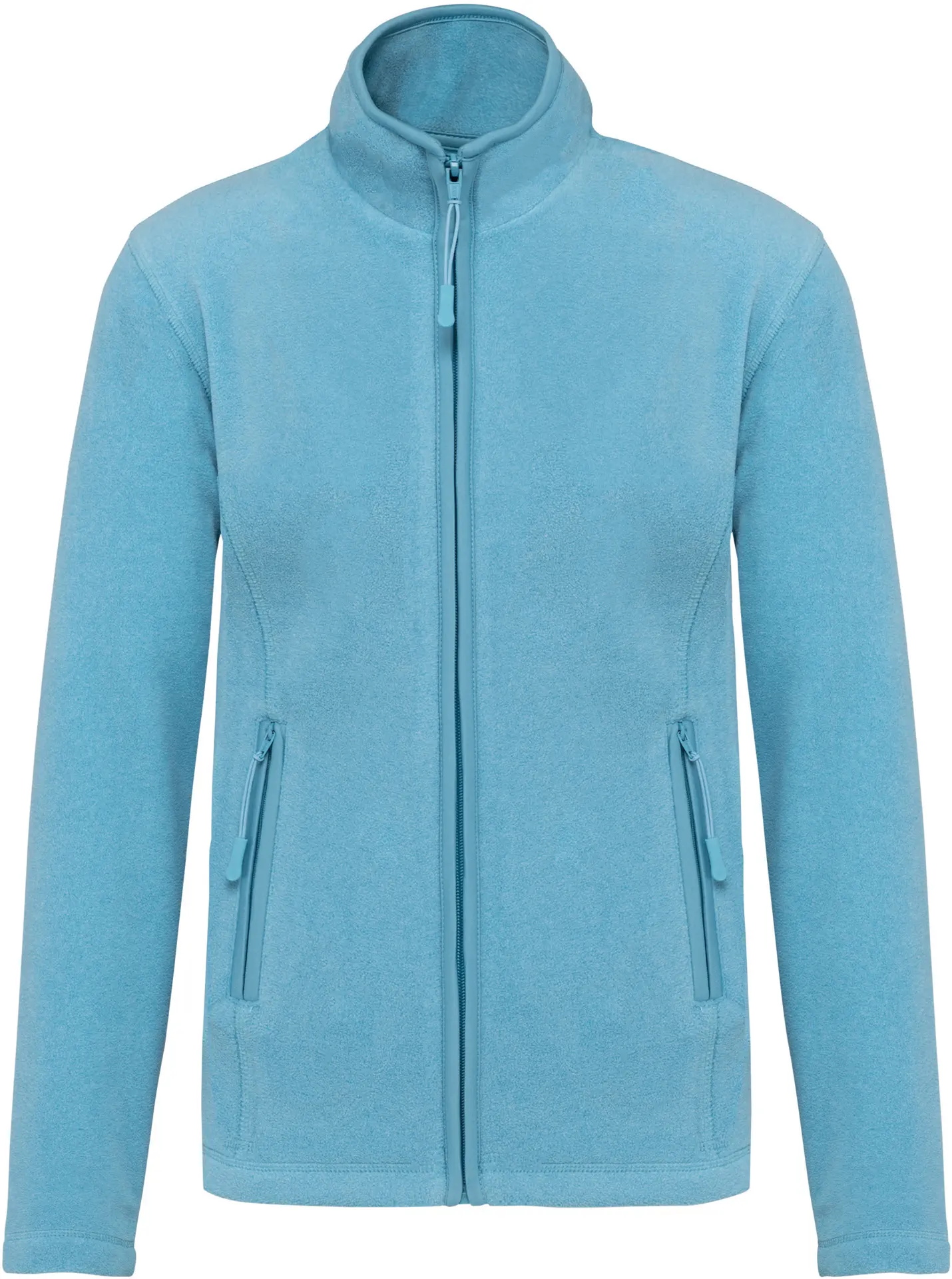 kariban-K907-damen-microfleece-jacke-maureen-cloudyblueheather-front-3 Kariban Damen Fleece Jacke "Maureen"