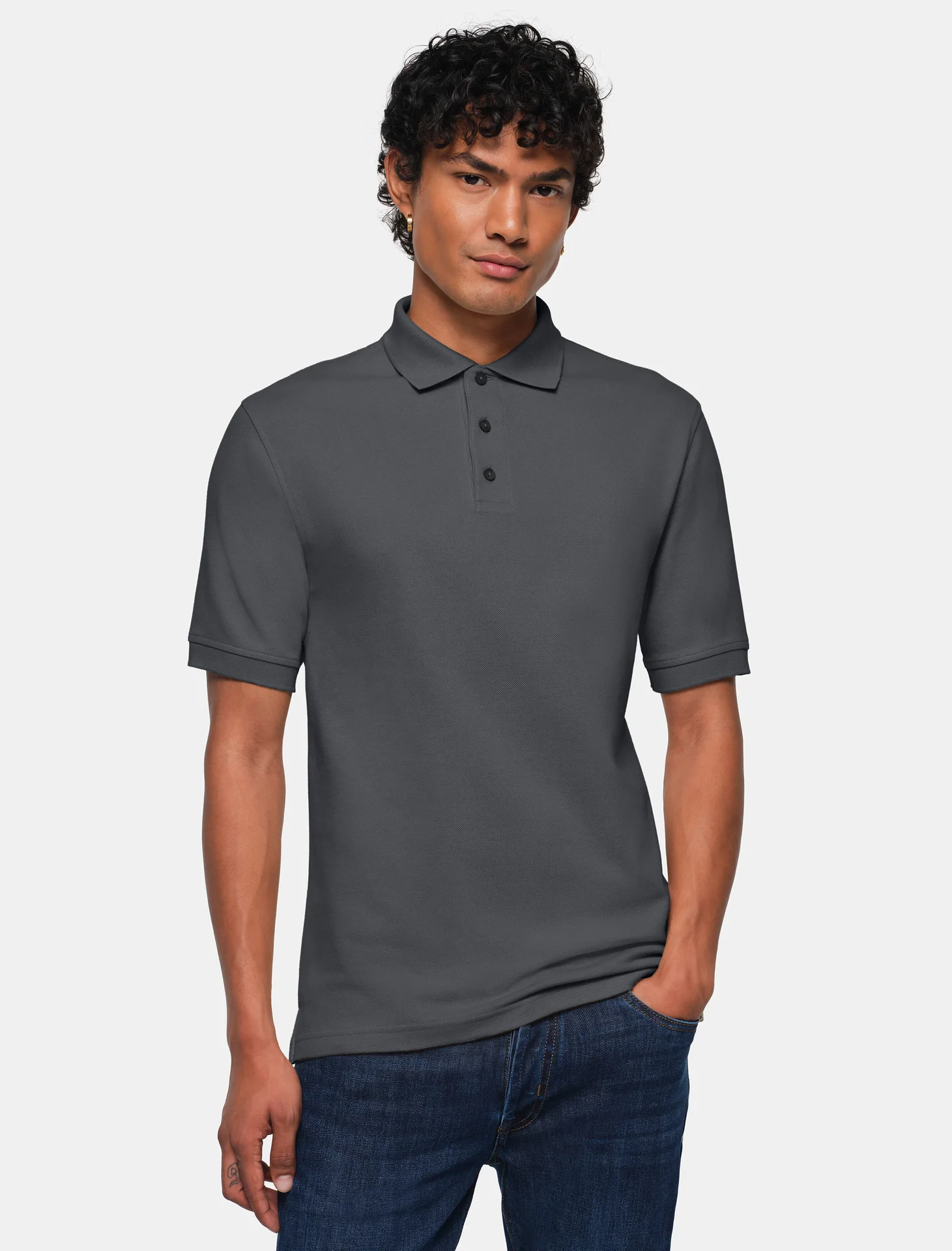 hakro-800-poloshirt-top-anthrazit-model-0 HAKRO Poloshirt 800 Top