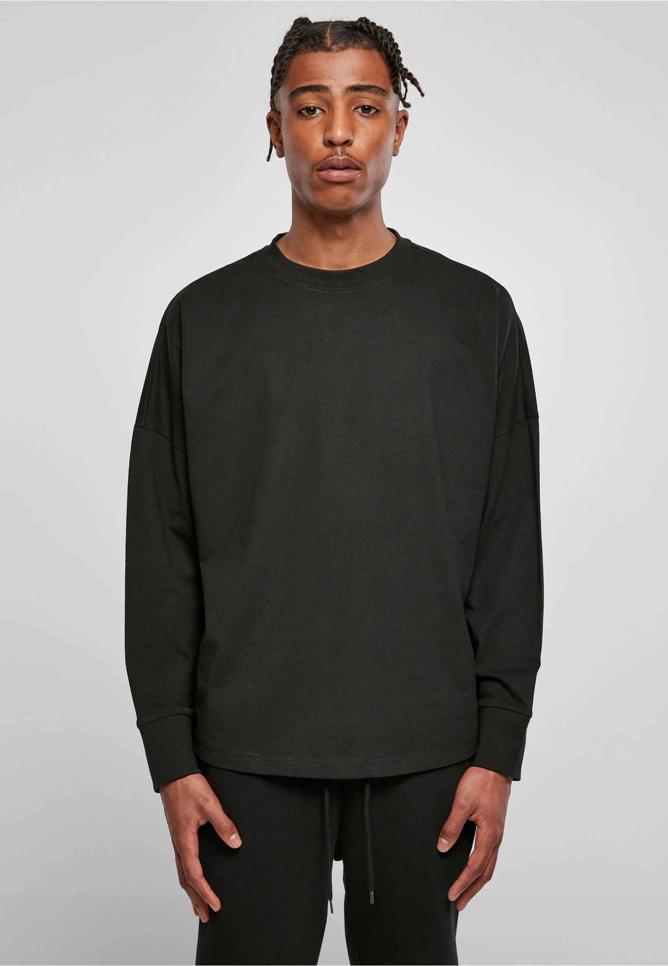 Build Your Brand Oversized Cut On Sleeve Longsleeve