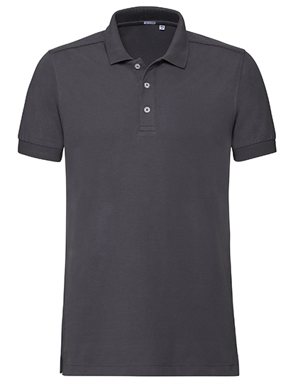 Russell Men`s Fitted Stretch Polo