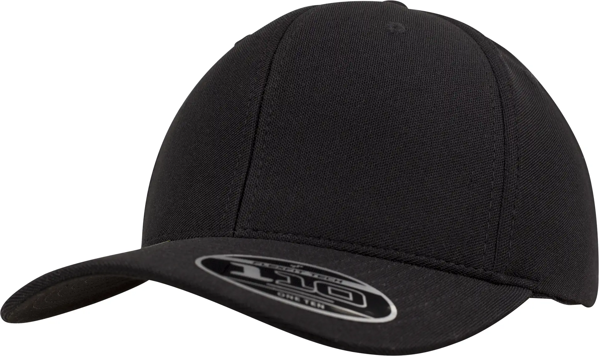 flexfit-110p-cool-and-dry-mini-pique-black-front-1 FLEXFIT Cool & Dry Mini Piqué