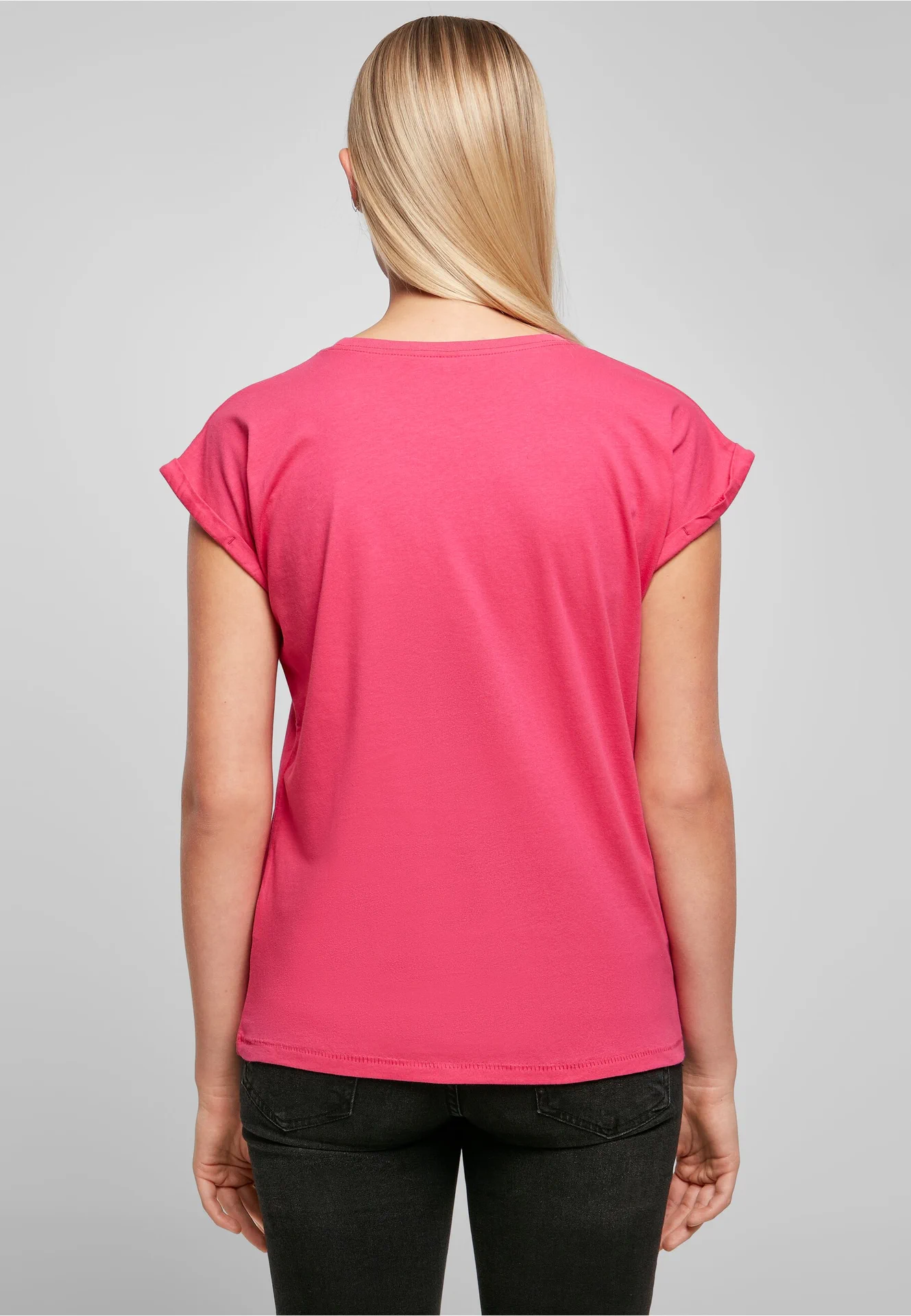 Build Your Brand Ladies Extended Shoulder Tee