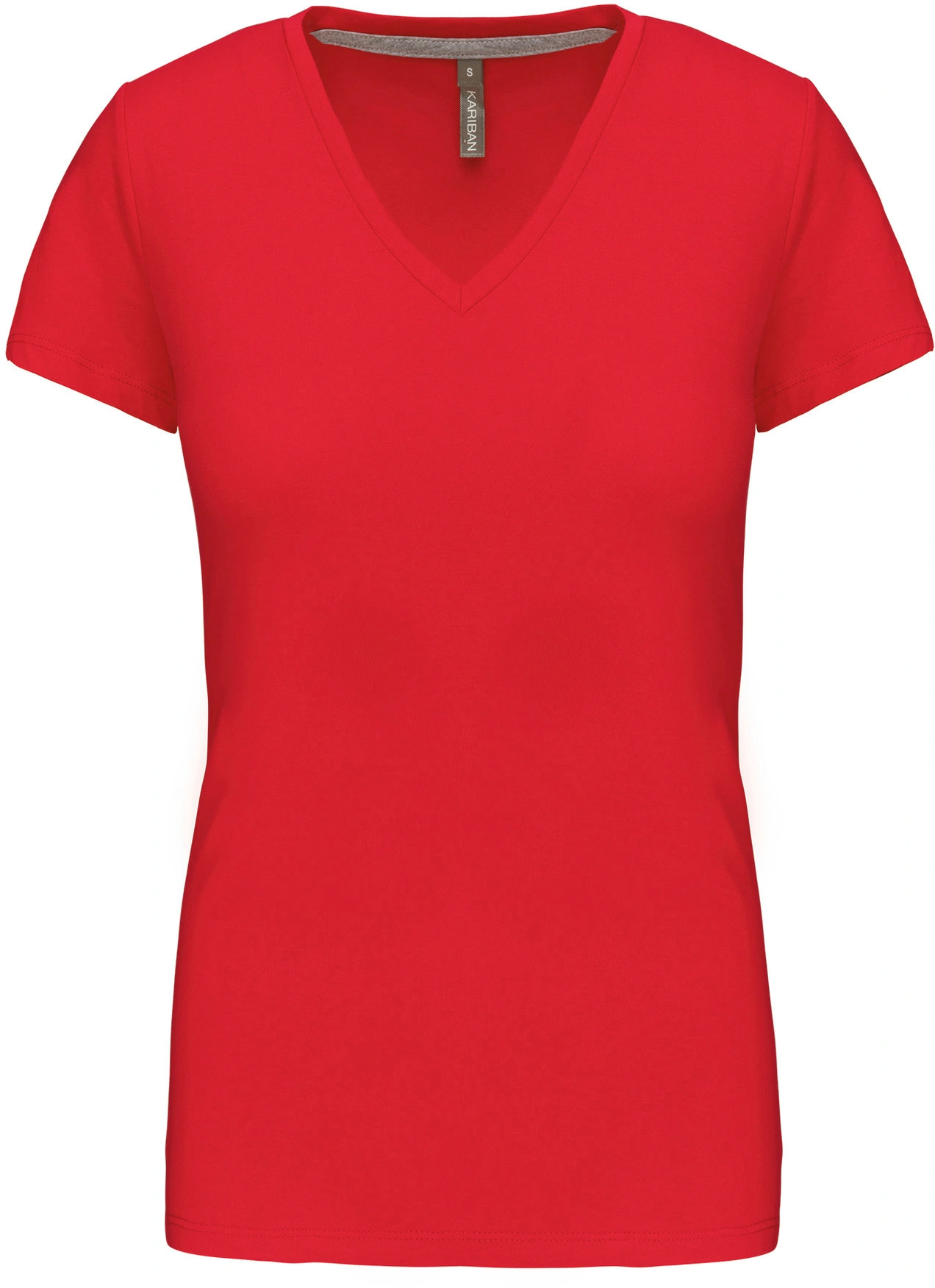 Kariban Damen V-Neck T-Shirt