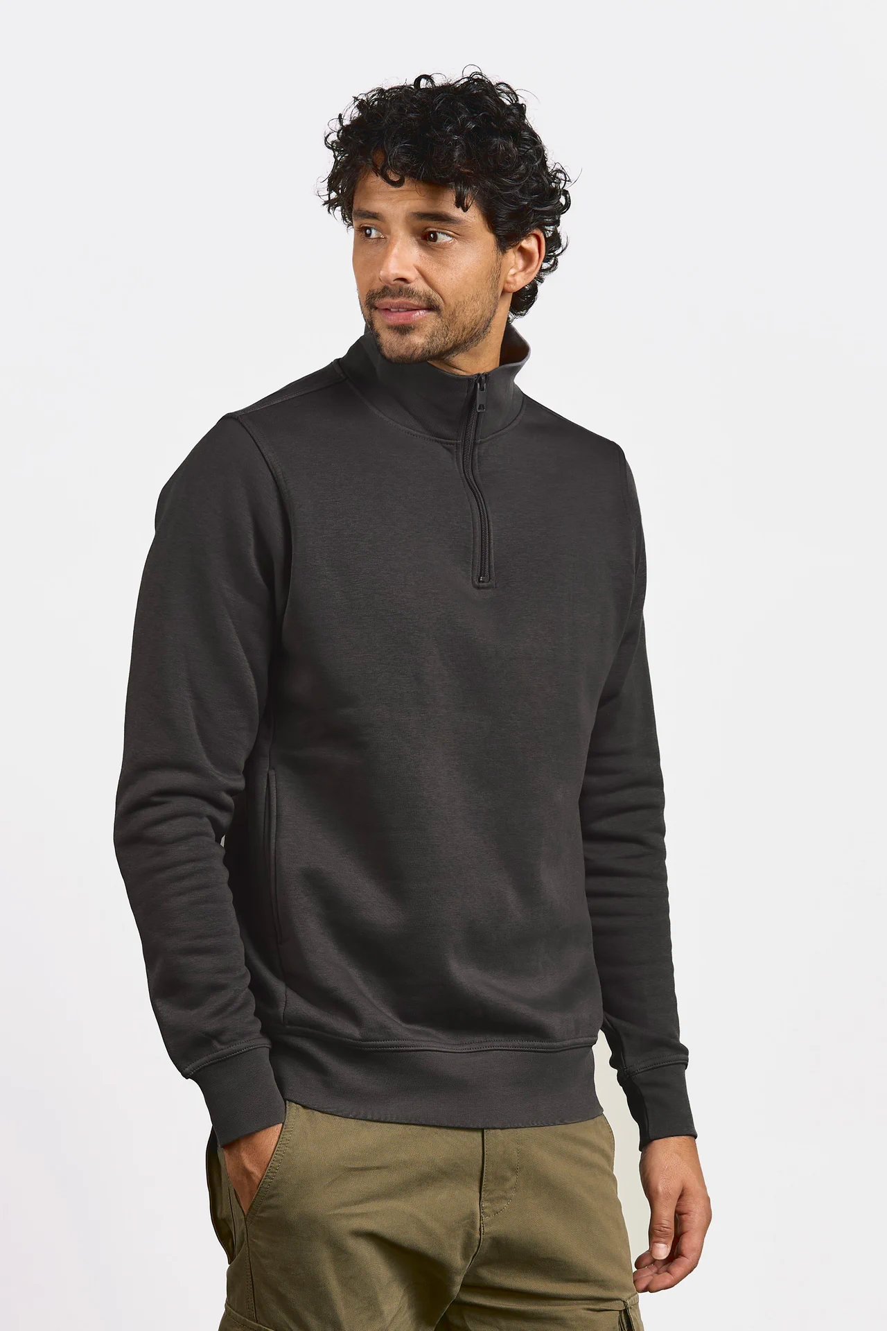 Promodoro Unisex Troyer Side Pocket