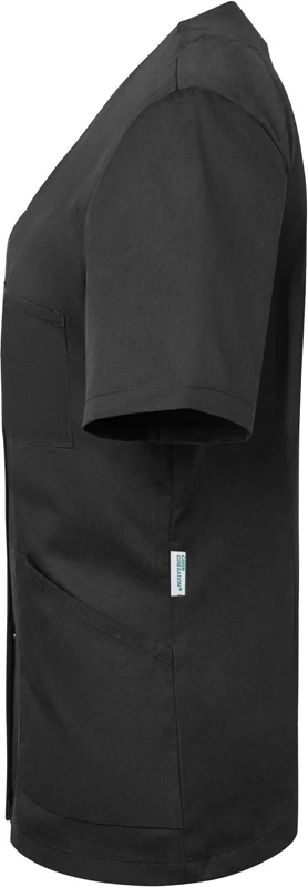 karlowsky-ks63-kurzarm-damenkasack-essential-black-left-4 KARLOWSKY Kurzarm Damenkasack Essential