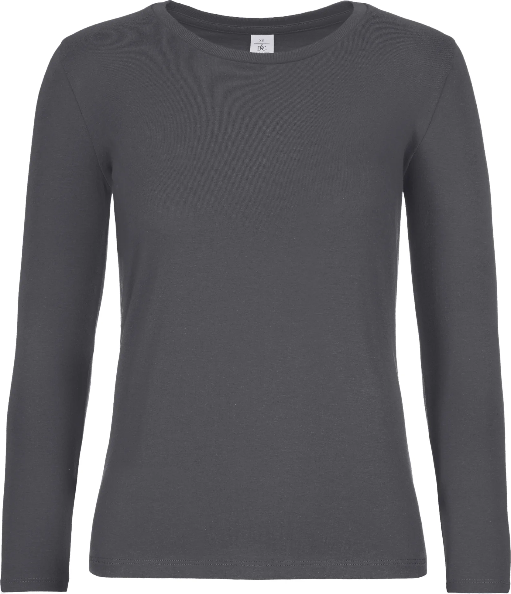 BC-TW08T-TShirt-E190-LSL-women-darkgrey-0 B&C T-Shirt #E190 Long Sleeve Women