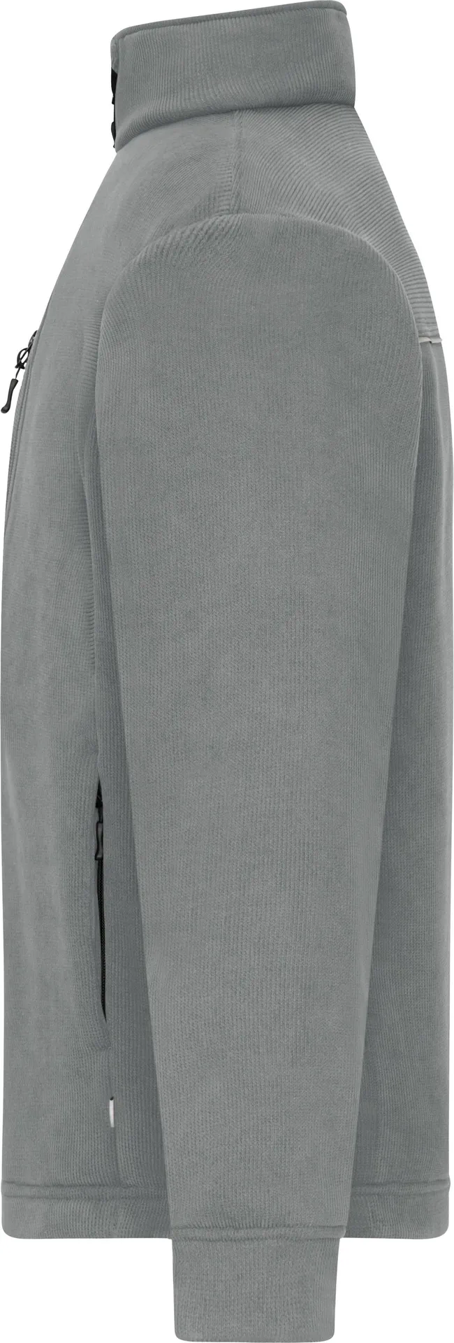 James & Nicholson Fleece Jacket - Corduroy Look