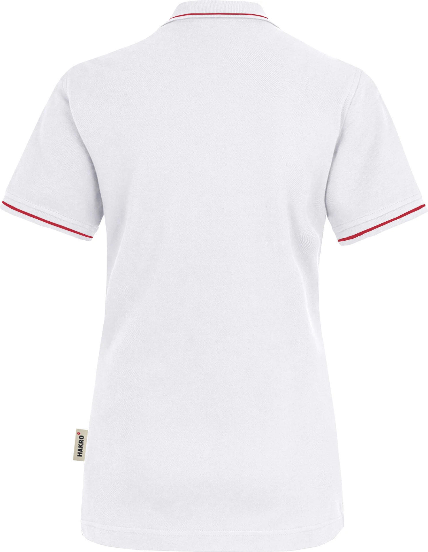 hakro-203-damen-poloshirt-casual-weiss-rot-3 HAKRO Women-Poloshirt 203 Casual